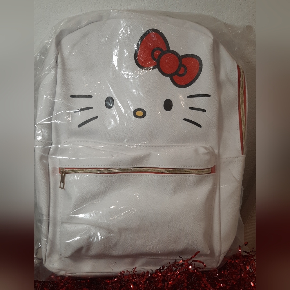 Hello Kitty Backpack All White